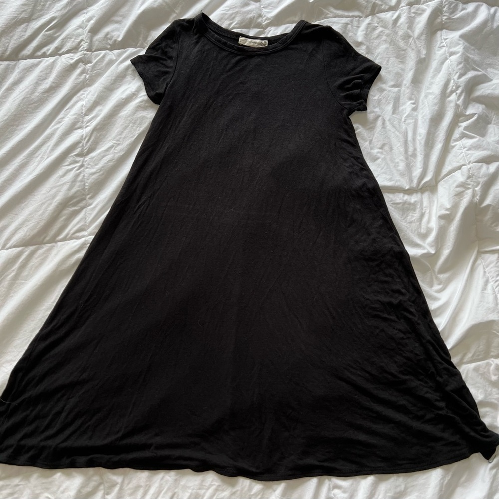 Short Sleeve Trapeze Dress